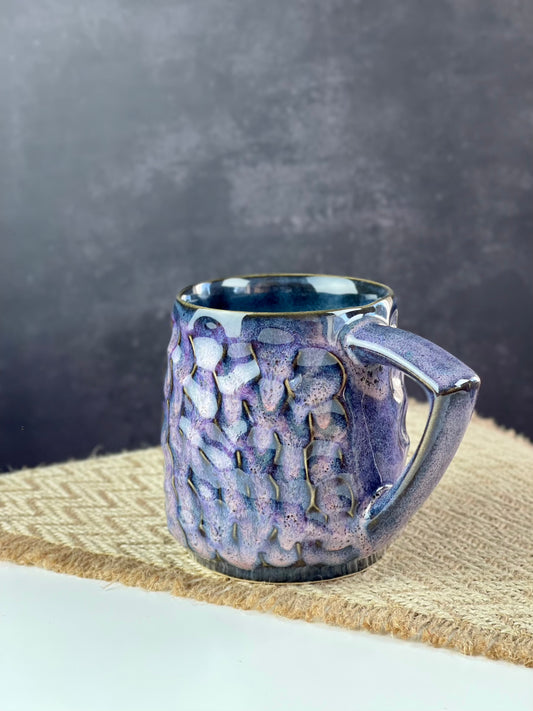 Purple texture mug