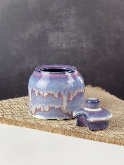Pink Ceramic sugar bowl