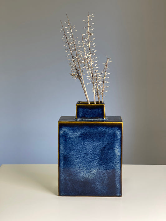 Handmade Blau Vase