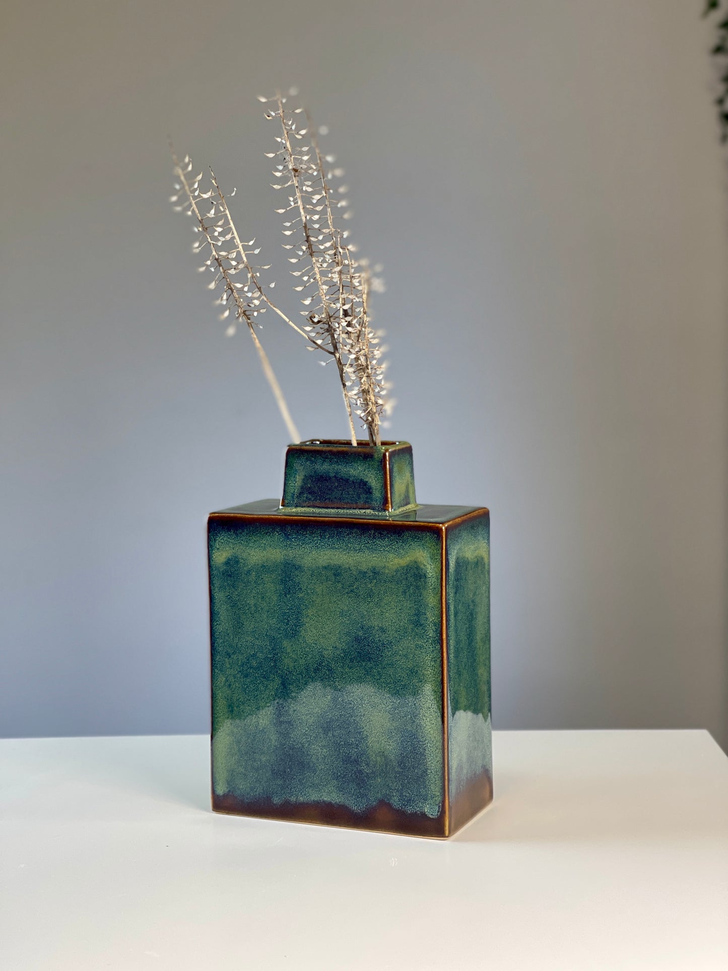 Handmade Grüne Vase