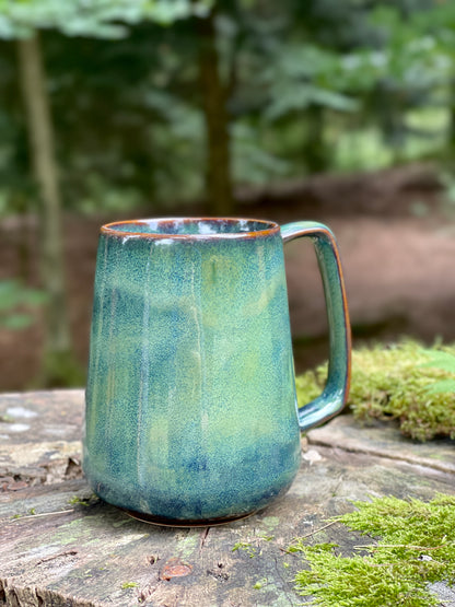 Green forest mug