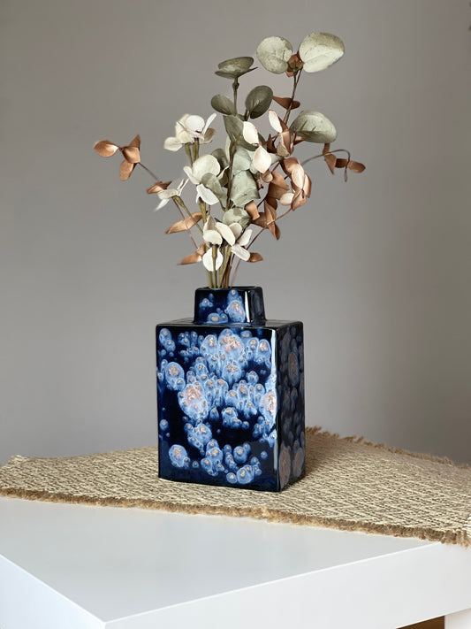 Blue Handmade Vase